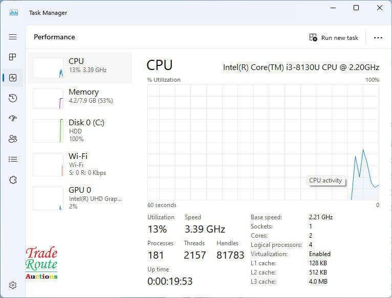HP 200 G3 All-in-One PC - 8GB RAM - 1TB HDD