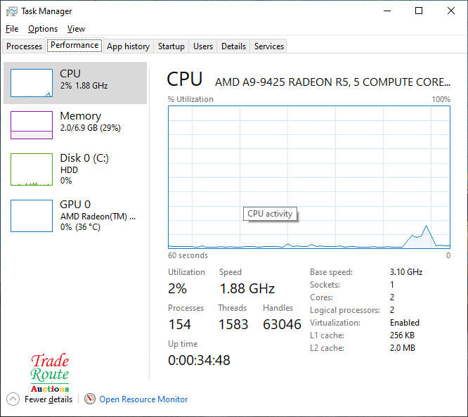Lenovo Ideapad S145 AMD A9-9425 15.6" HD Laptop (8GB RAM / 1TB HDD) AMD R5 Graphics