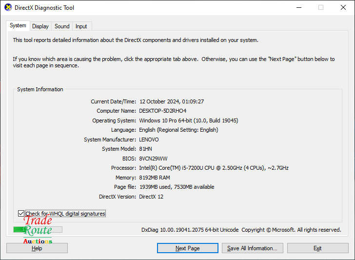 LENOVO V130 15.6 inch LAPTOP - Core i5 - HINGE DAMAGED - Salvage Stock