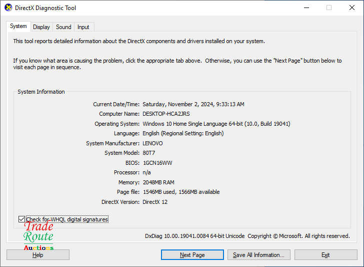 LENOVO IDEAPAD 110 80T7 15.6 INCH LAPTOP CELERON N3060 1.6GHZ | 2GB RAM | 160GB HDD