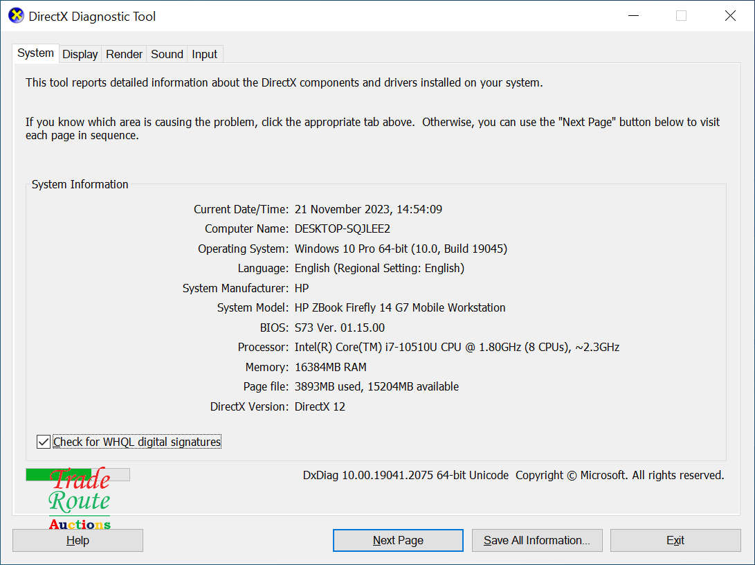 HP Zbook Firefly 14 G7 Laptop | i7 10510U 10th Gen | 16GB RAM | 512GB SSD | 14.0 FHD | Nvidia T520