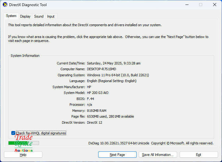 HP 200 G3 All-in-One PC - 8GB RAM - 1TB HDD