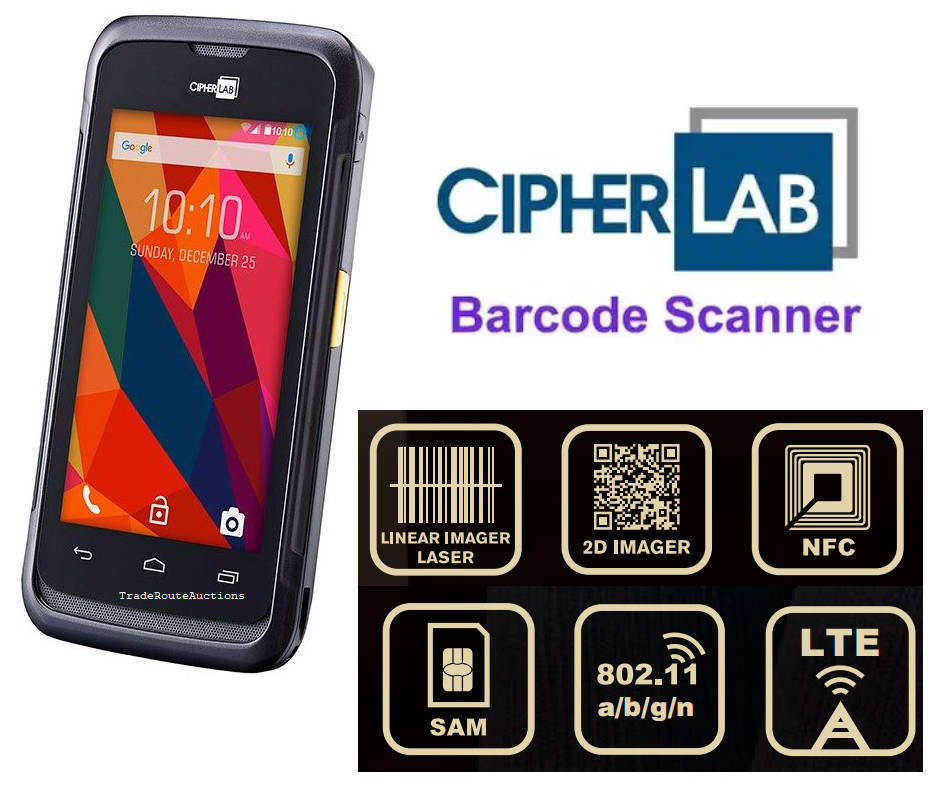 CipherLab RS31 Barcode Scanner Handheld Computer Android Rugged Phone