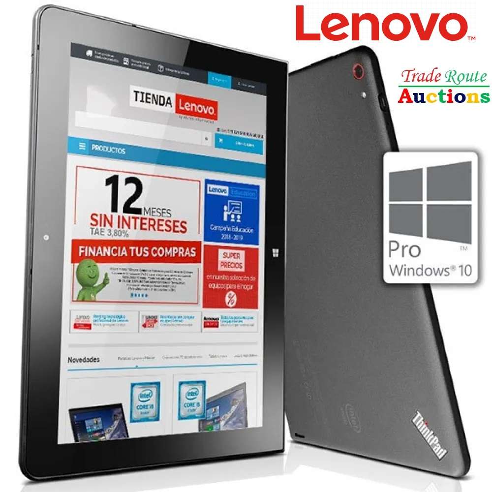 Lenovo Thinkpad 10 Tablet PC Windows 10 Pro