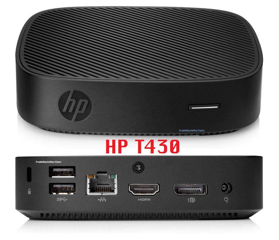 HP T430 Thin Client Computer 4GB RAM 32GB Flash DP+HDMI+WiFi ThinPro OS