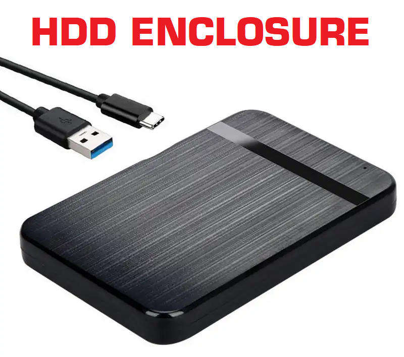 USB-C 3.1 HDD Enclosure 2.5 Inch SATA HDD SSD External Case