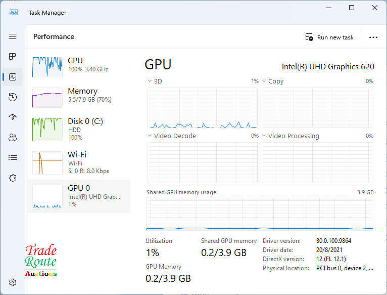 HP 200 G3 All-in-One PC - 8GB RAM - 1TB HDD