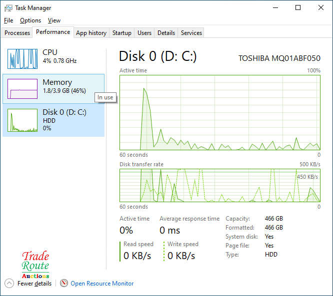 HP 15-bs0xxx Laptop 15.6 Inch | Intel Celeron N3060 1.6GHz | 4GB RAM | 500GB HDD - FAULTY BATTERY