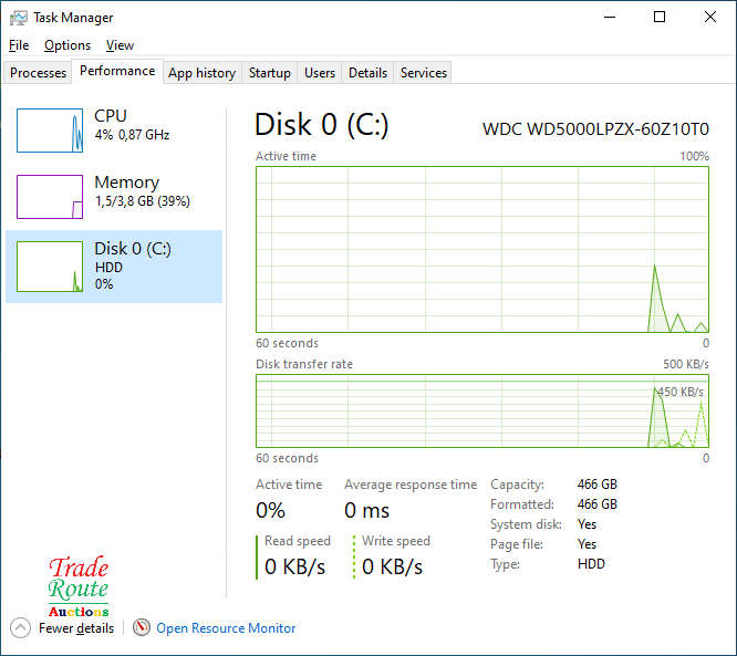 HP Laptop 15-dw1xxx 15 inch | Intel Celeron N4020 1.1GHz |  4GB RAM | 500GB HDD | LAPTOP