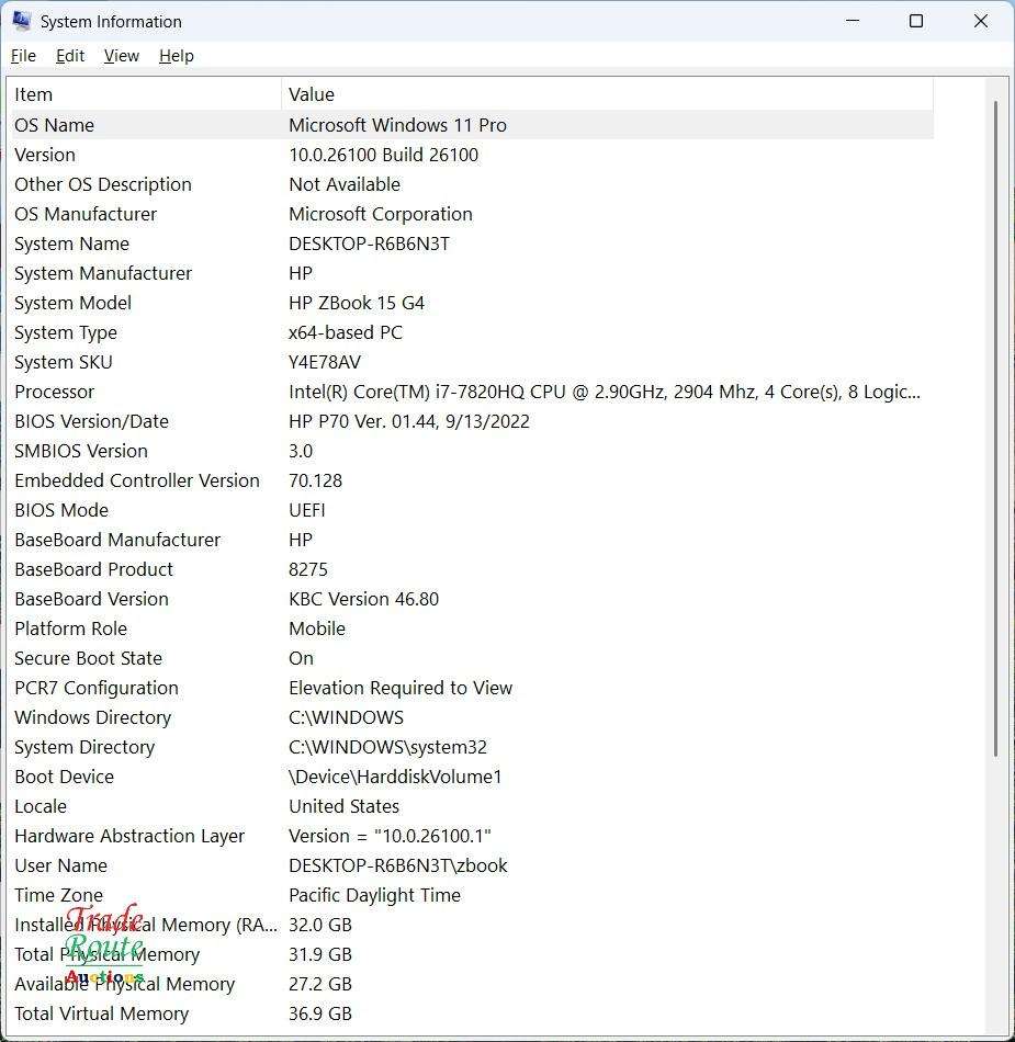 HP ZBook 15 G4 15.6" Laptop Intel i7 32GB RAM 512GB SSD NVIDIA Quadro M2200 4GB Graphics * MONSTER
