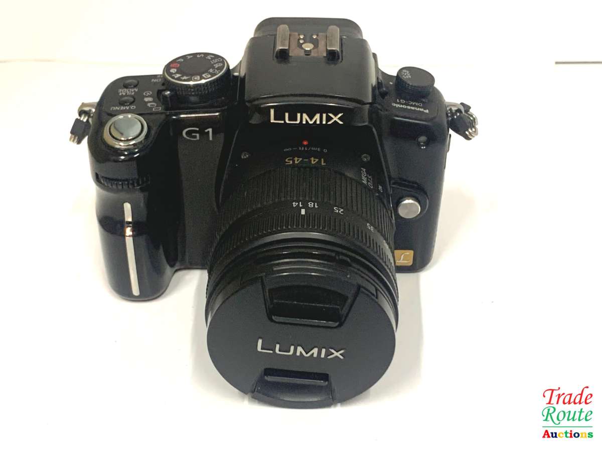 Panasonic Lumix DMC-G1 SLR-Style Digital Camera (Black) with 14-45mm Lens