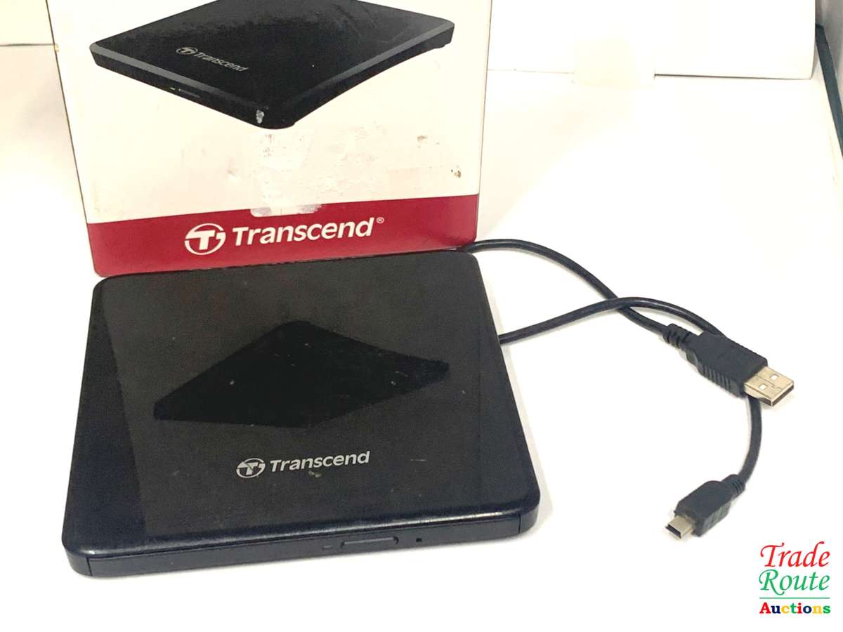 Transcend 8X Slim Portable DVD Writer Optical Drive (TS8XDVDS-K)