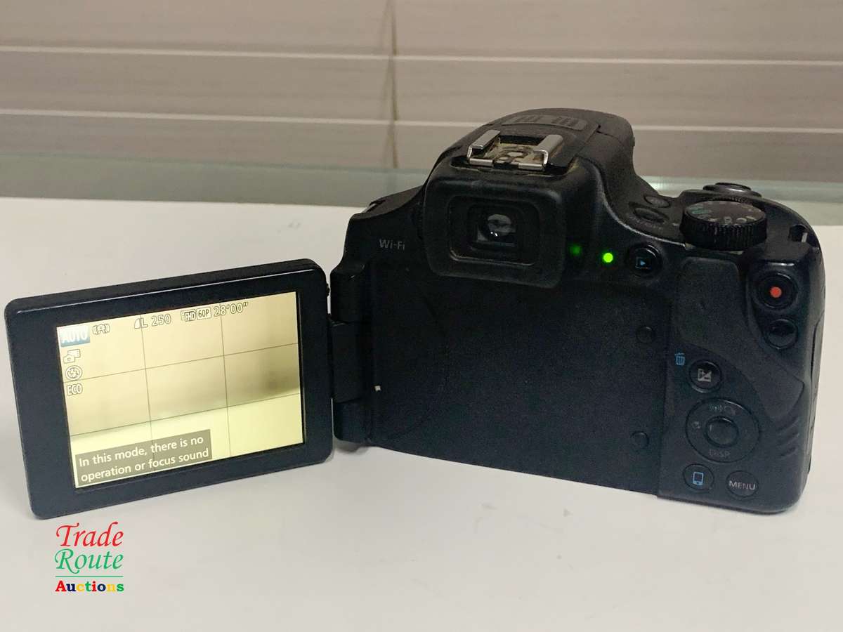 Canon Powershot SX60 HS 16.1MP Digital Camera 65x Optical Zoom Lens 3-inch LCD Tilt Screen (Black)