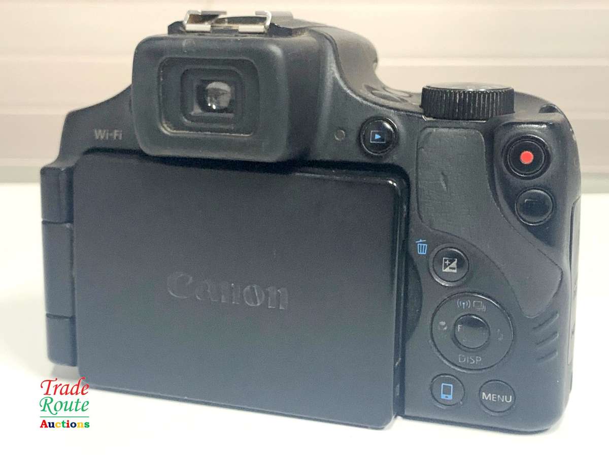 Canon Powershot SX60 HS 16.1MP Digital Camera 65x Optical Zoom Lens 3-inch LCD Tilt Screen (Black)