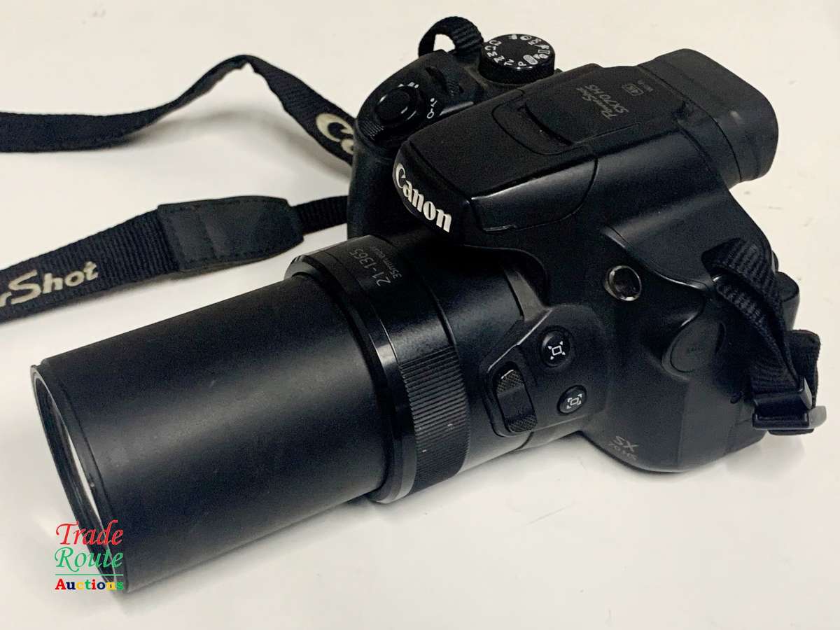 Canon PowerShot SX70 HS 4K 20.3MP 65x Optical Zoom Wi-Fi Digital Camera (Scratch on Lens)