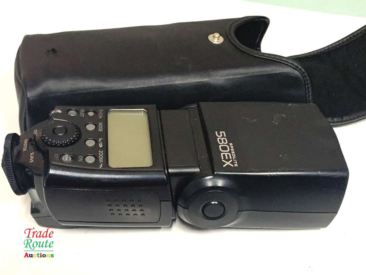 Canon Speedlite 580EX Flash for Canon EOS digital SLR cameras.