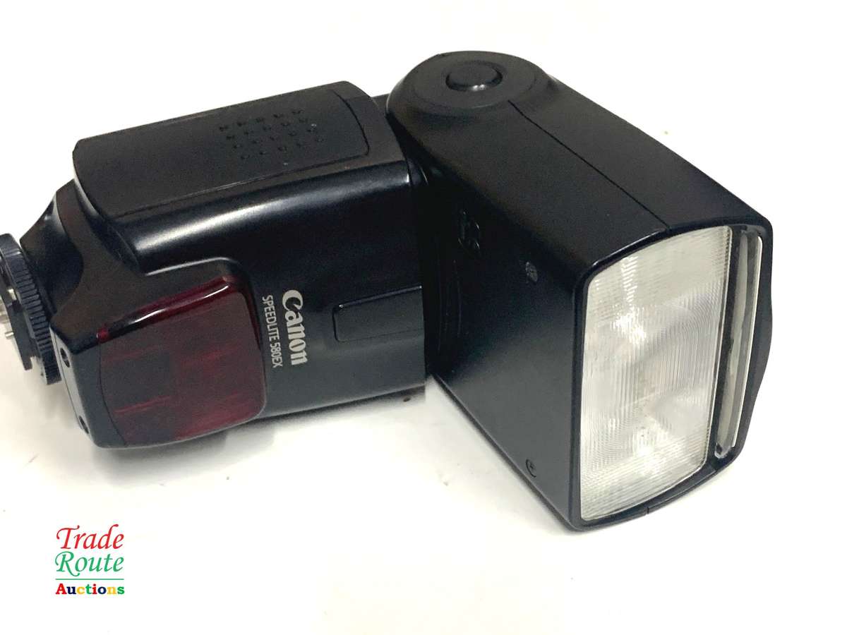 Canon Speedlite 580EX Flash for Canon EOS digital SLR cameras.