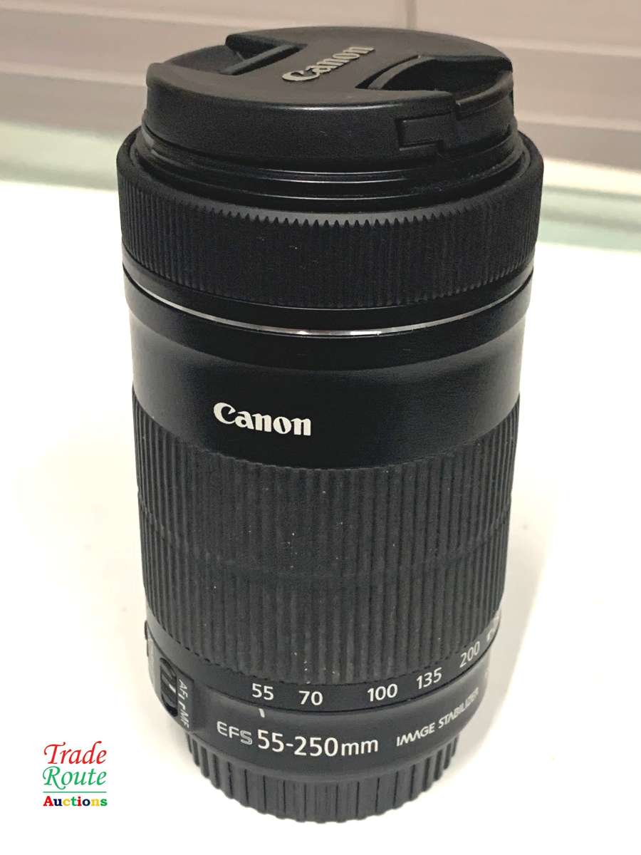 Canon EF-S 55-250m IS (Image Stabilizer) STM  Lens for Canon DSLR Cameras