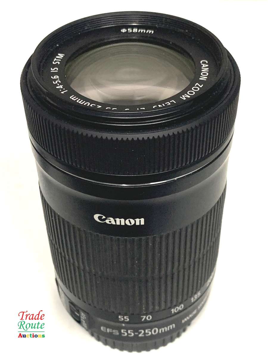 Canon EF-S 55-250m IS (Image Stabilizer) STM  Lens for Canon DSLR Cameras