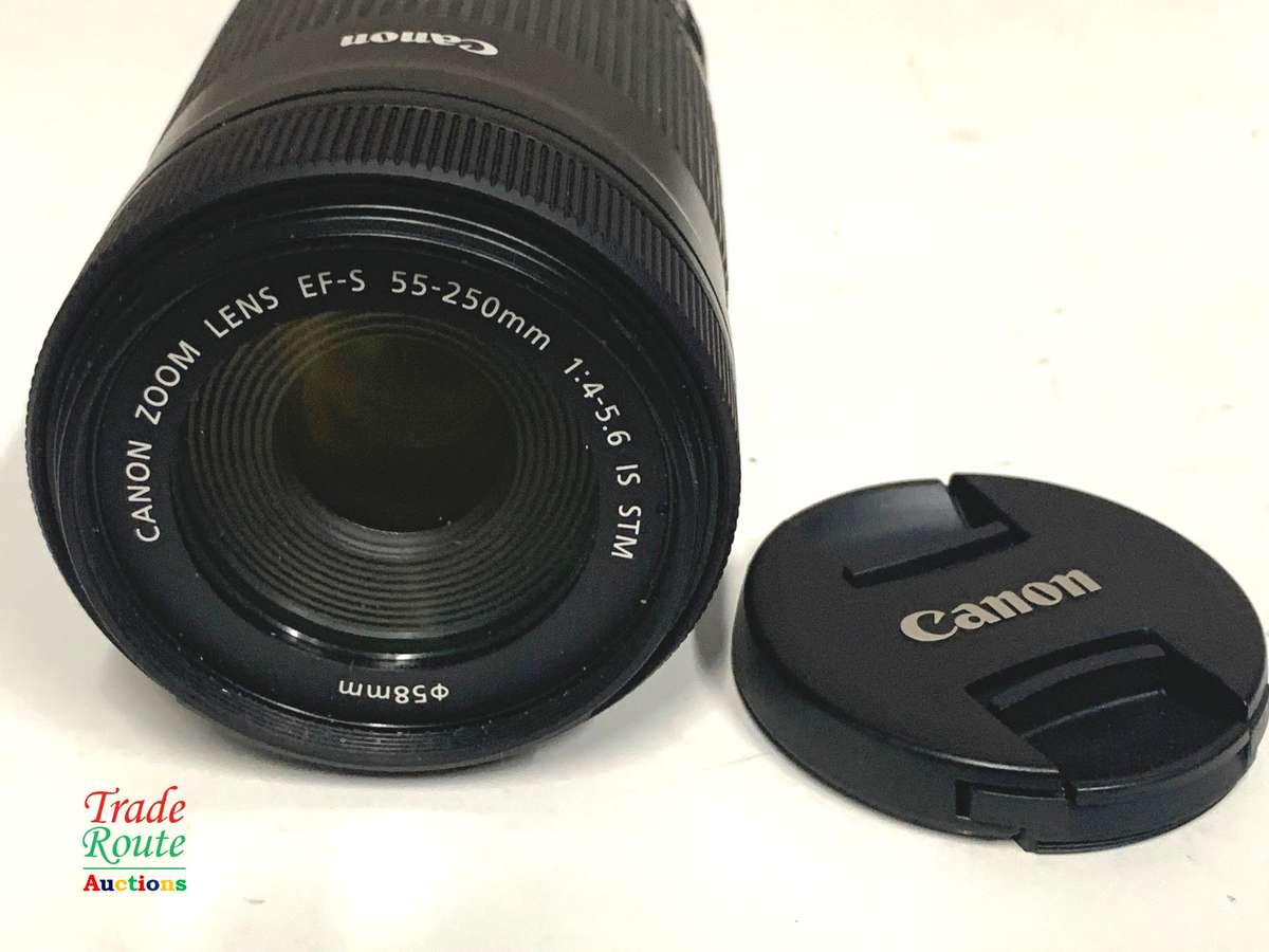 Canon EF-S 55-250m IS (Image Stabilizer) STM  Lens for Canon DSLR Cameras