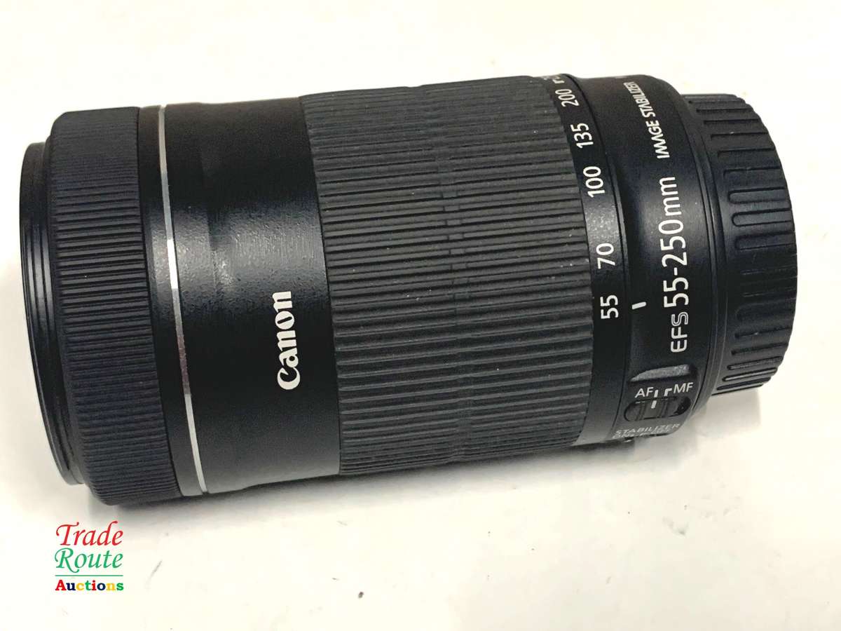 Canon EF-S 55-250m IS (Image Stabilizer) STM  Lens for Canon DSLR Cameras