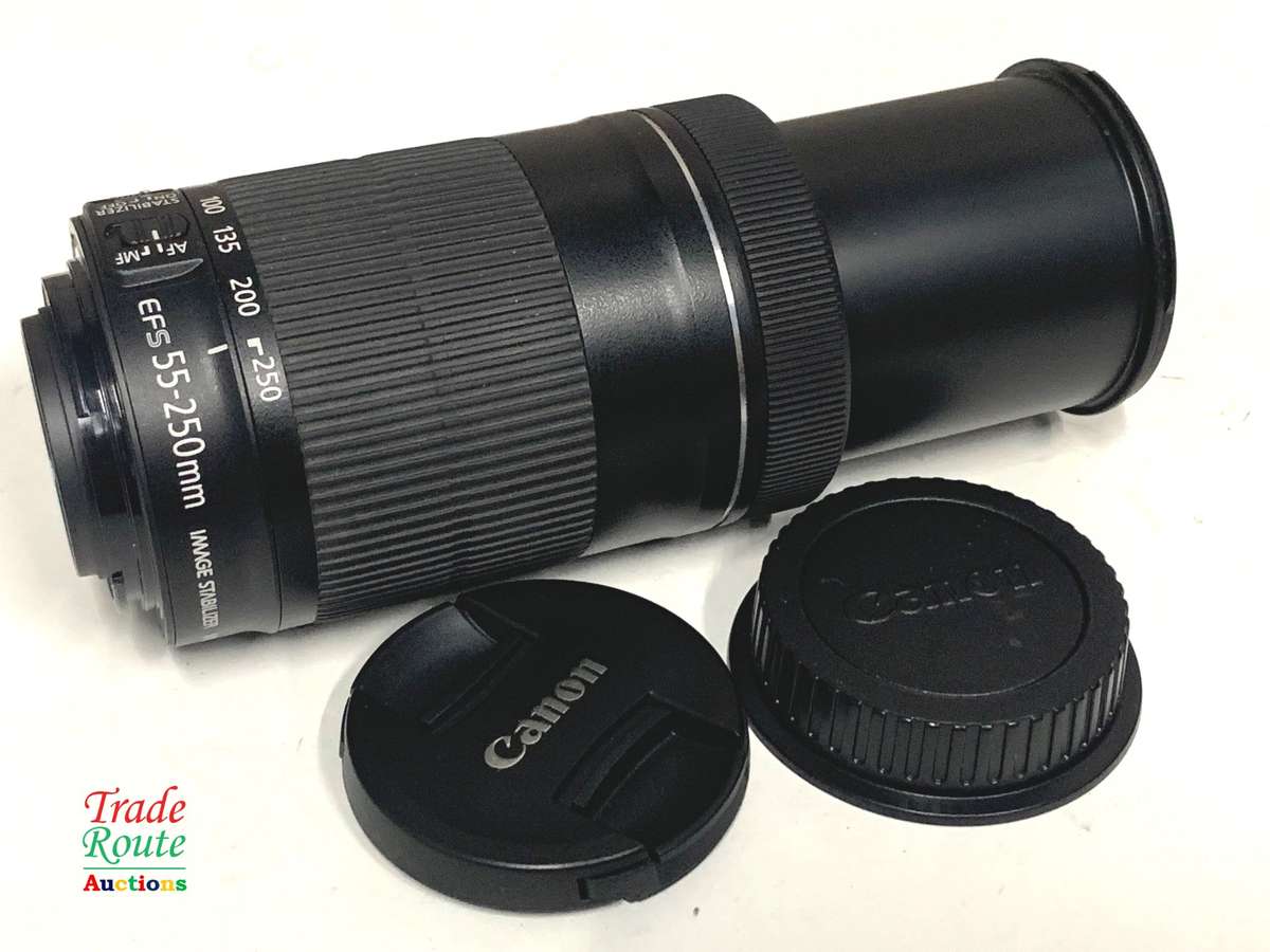Canon EF-S 55-250m IS (Image Stabilizer) STM  Lens for Canon DSLR Cameras