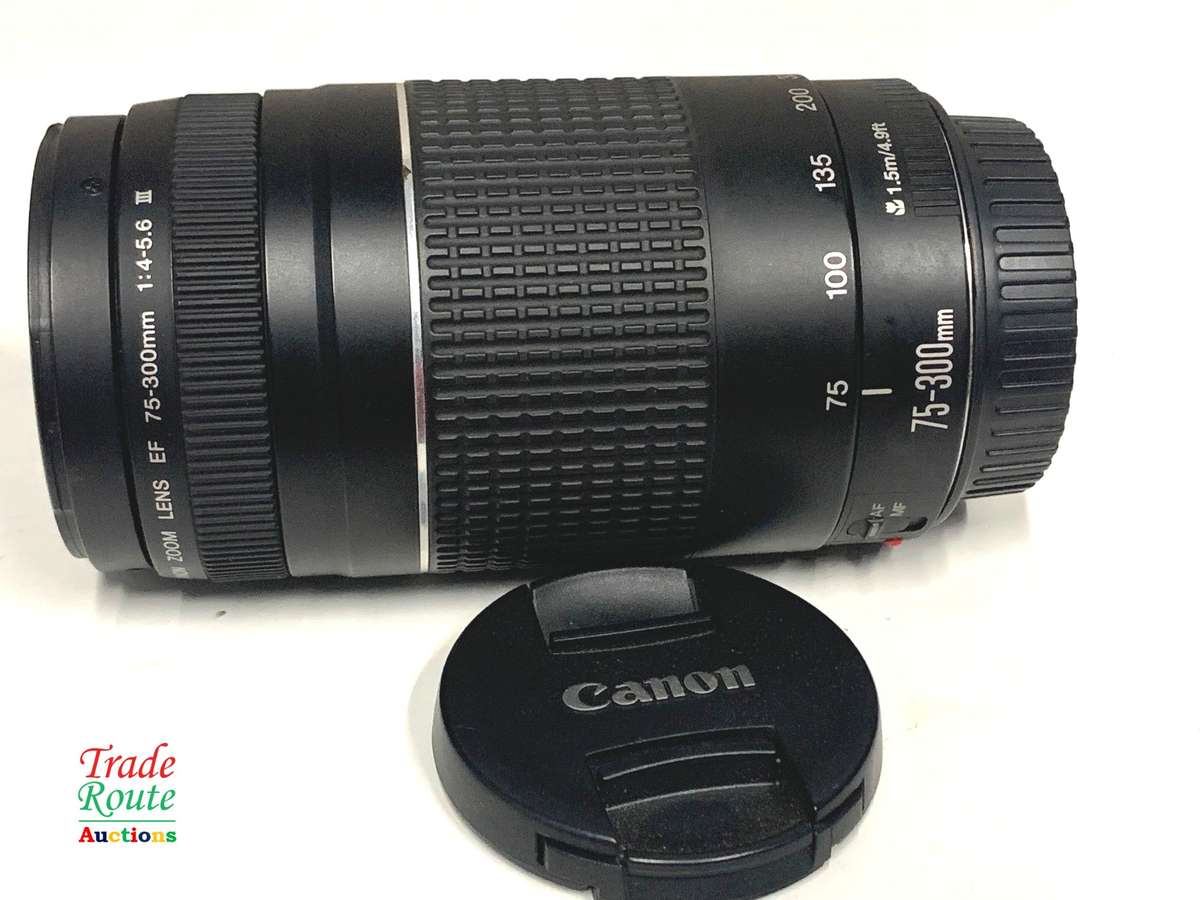 Canon 75-300mm 4-5.6 Mark iii Telephoto Zoom Lens for 600D, 650D, 700D, 750D 1200D 1300D Etc