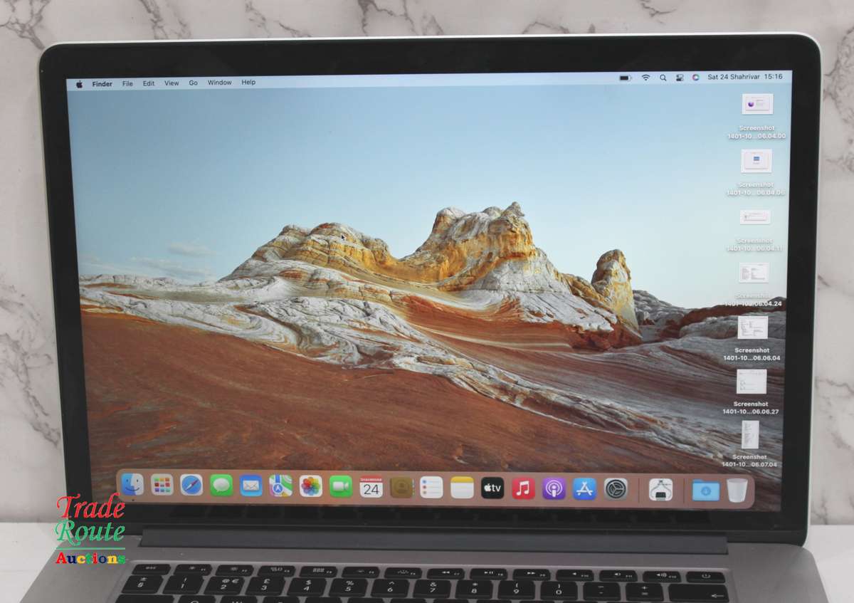 Apple MacBook Pro 15.4-inch  | Core i7 2.2GHz | 16GB RAM | 256GB SSD MID 2015 **  MAC OS Monterey **