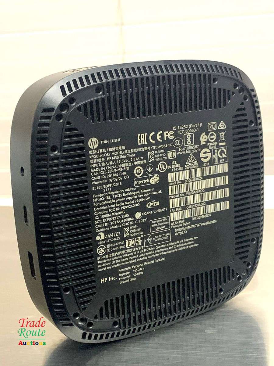 HP T430 Thin Client Computer 4GB RAM 32GB Flash DP+HDMI+WiFi ThinPro OS