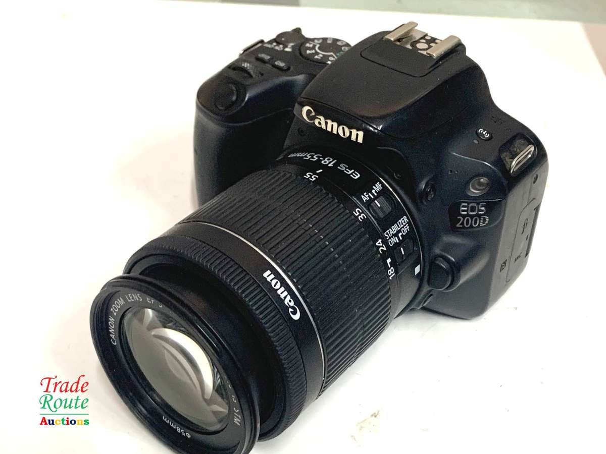 Canon EOS 200D DSLR Camera with Canon 18-55 STM Lens kit - 24.2MP - DIGIC 7