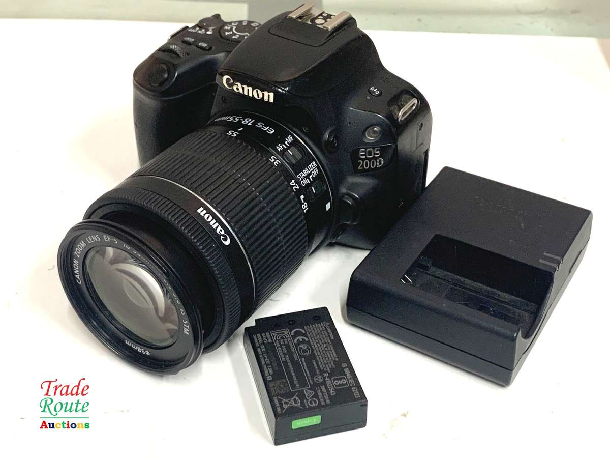 Canon EOS 200D DSLR Camera with Canon 18-55 STM Lens kit - 24.2MP - DIGIC 7