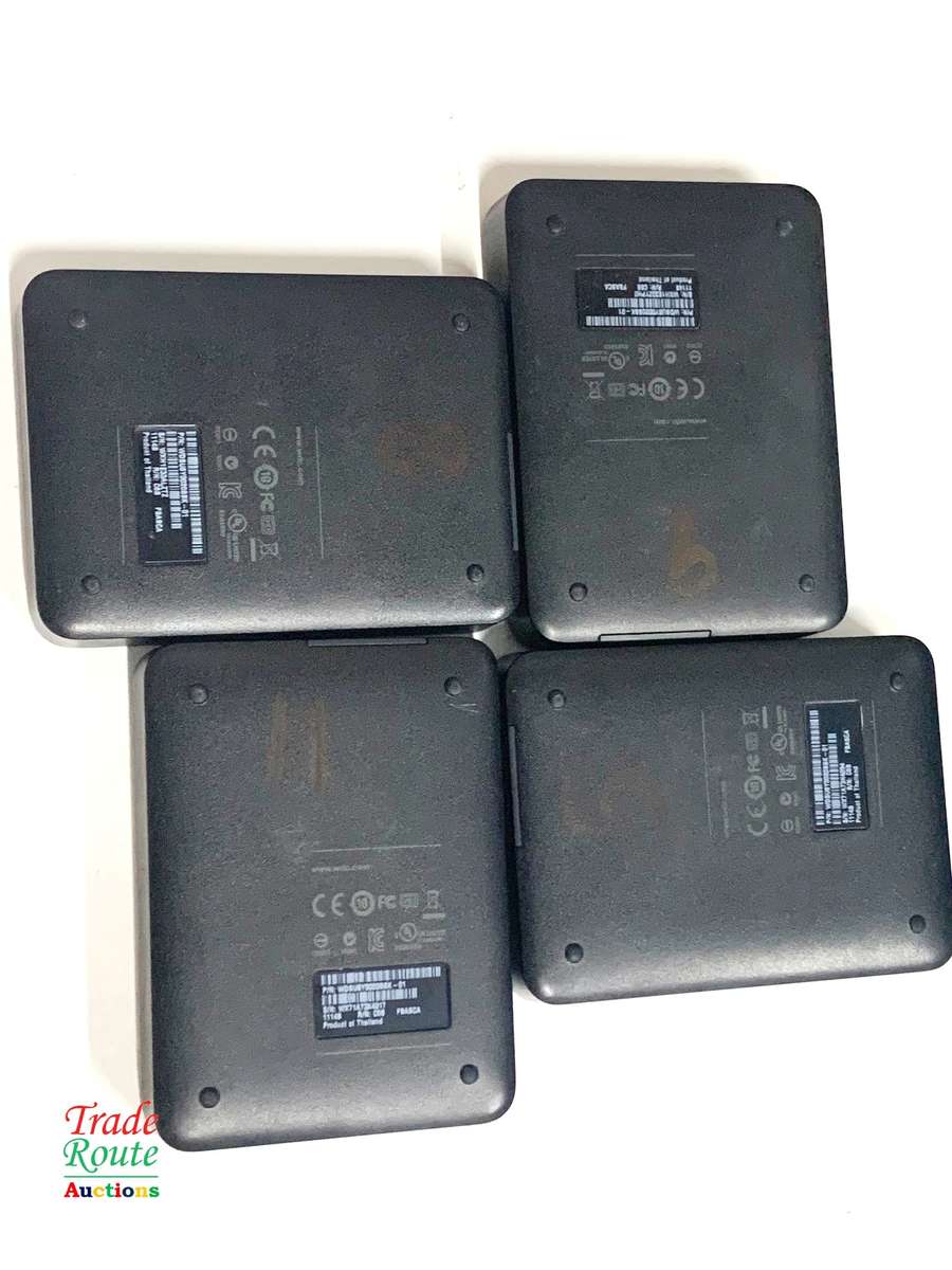 4 x WD Elements External Hard Drive - Faulty Salvage stock for Spares 1 bid wins all 4
