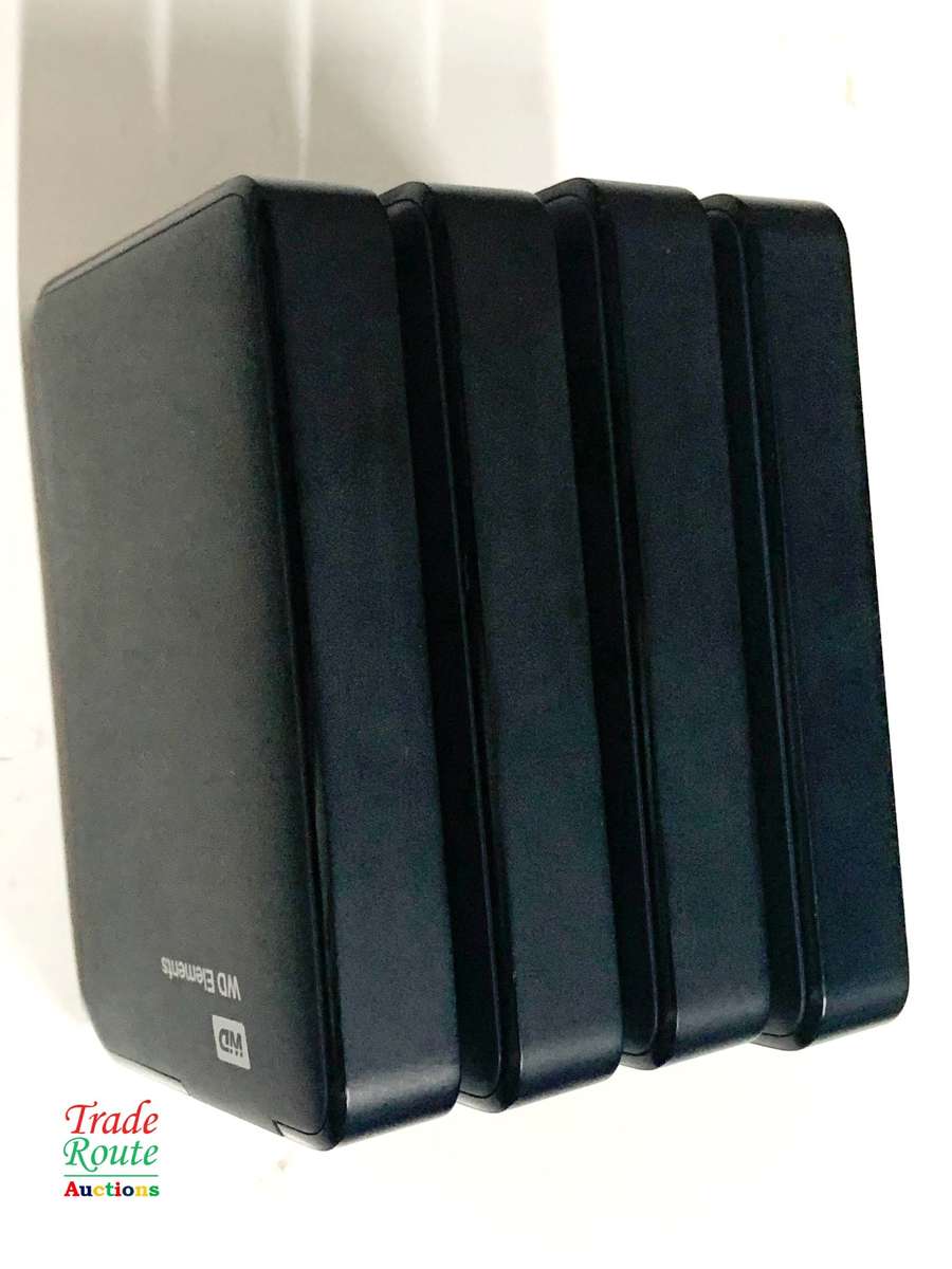 4 x WD Elements External Hard Drive - Faulty Salvage stock for Spares 1 bid wins all 4