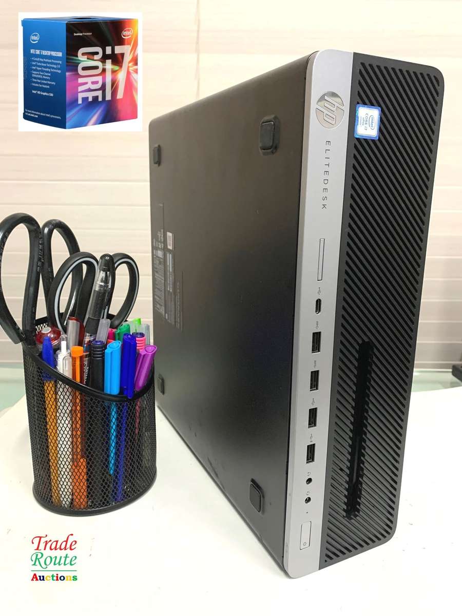 HP EliteDesk 800 G3 SFF Desktop Computer Core i7 3.4Ghz 8GB RAM 256GB SSD