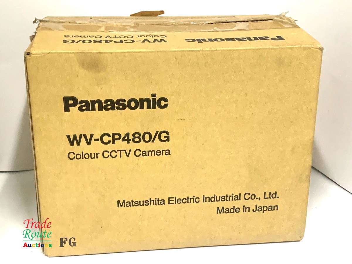 Panasonic WV-CP480 1/3" CCD Color Surveillance CCTV camera with Tamron Lens