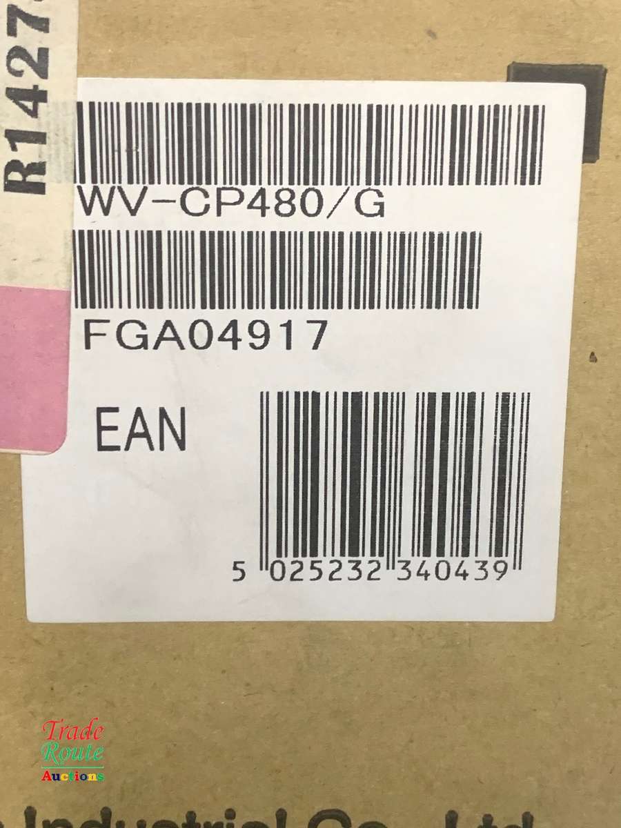 Panasonic WV-CP480 1/3" CCD Color Surveillance CCTV camera with Tamron Lens