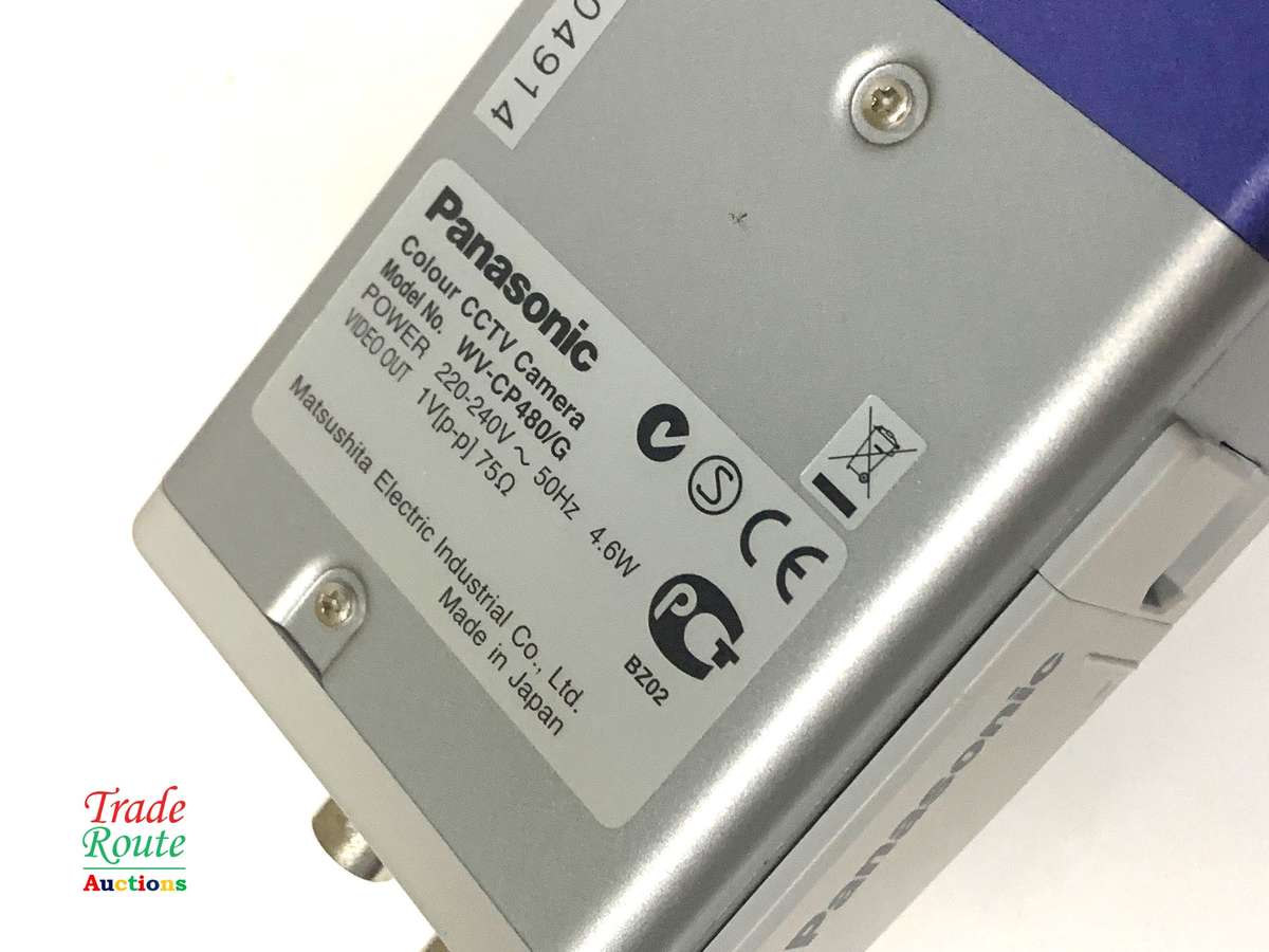 Panasonic WV-CP480 1/3" CCD Color Surveillance CCTV camera with Tamron Lens