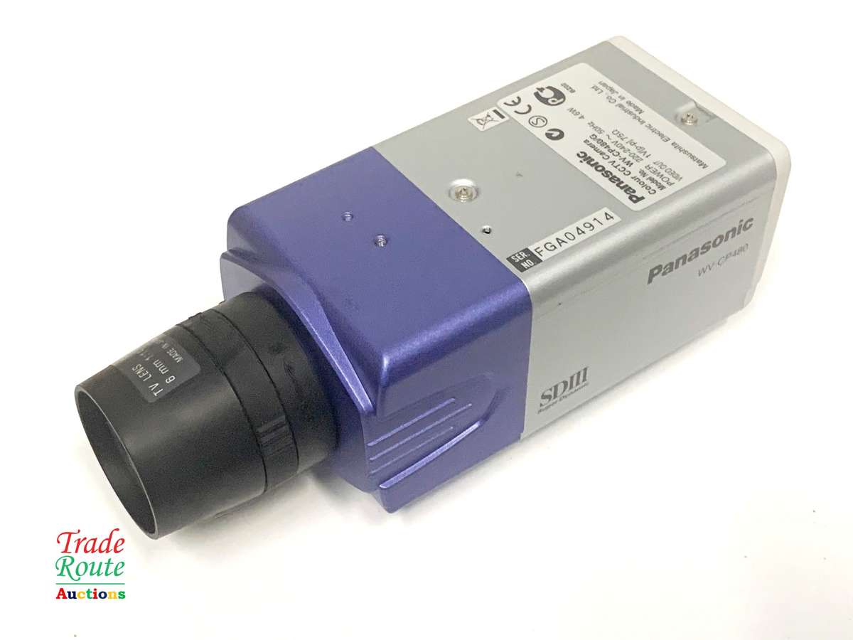 Panasonic WV-CP480 1/3" CCD Color Surveillance CCTV camera with Tamron Lens