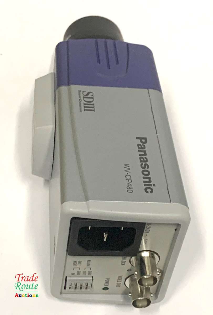 Panasonic WV-CP480 1/3" CCD Color Surveillance CCTV camera with Tamron Lens