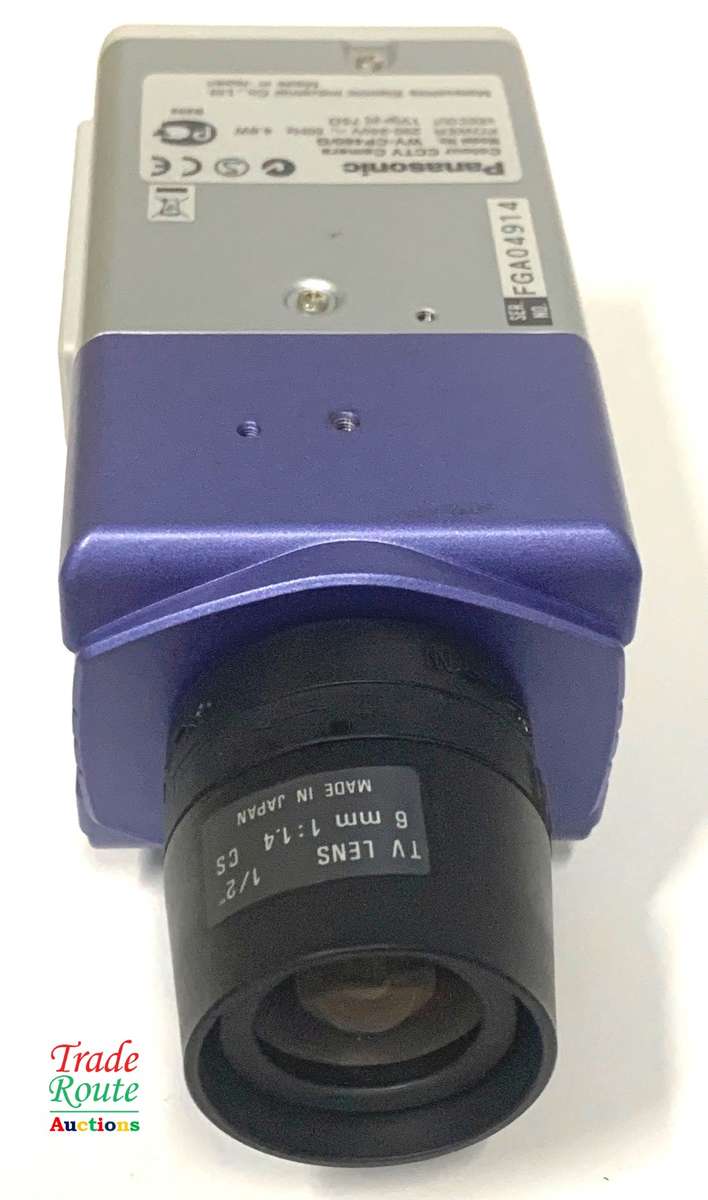 Panasonic WV-CP480 1/3" CCD Color Surveillance CCTV camera with Tamron Lens