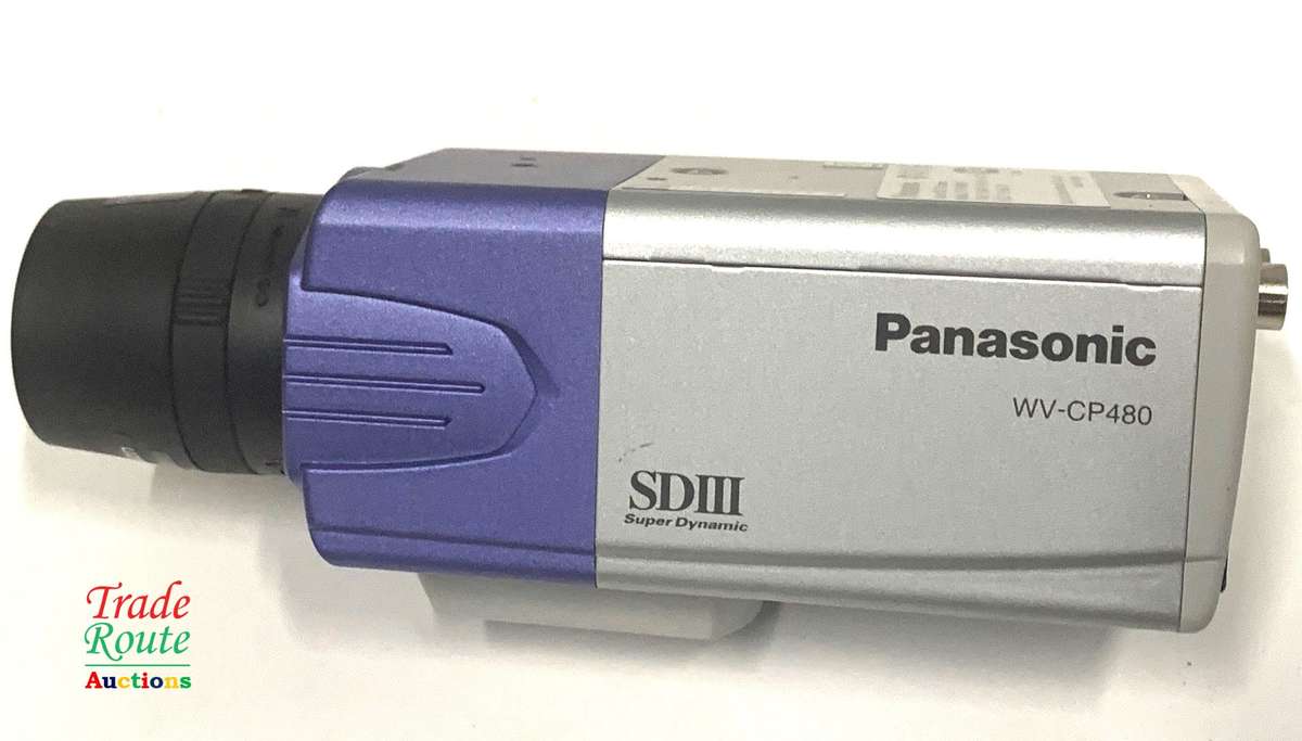 Panasonic WV-CP480 1/3" CCD Color Surveillance CCTV camera with Tamron Lens