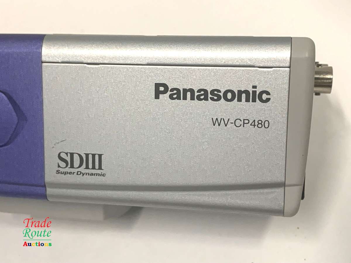 Panasonic WV-CP480 1/3" CCD Color Surveillance CCTV camera with Tamron Lens