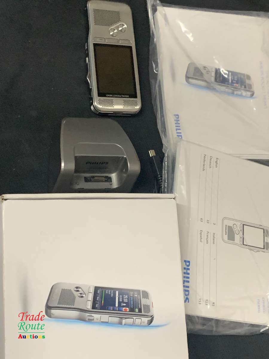 Philips DPM8100 Digital Pocket Memo Dictation Portable Voice Recorder 3DMIC