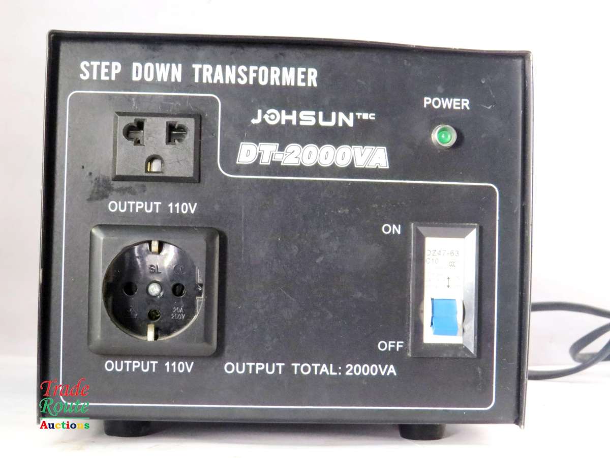 JOHSUN DT-2000VA Step Down Transformer 220V TO 110V 2KVA