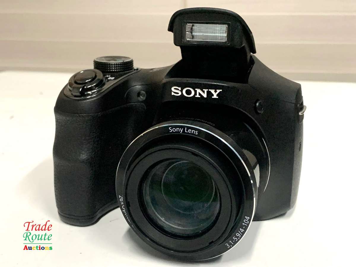 Sony Cybershot DSC-H200 Black 20.1MP 26X Optical SteadyShot image stabilization Digital Camera