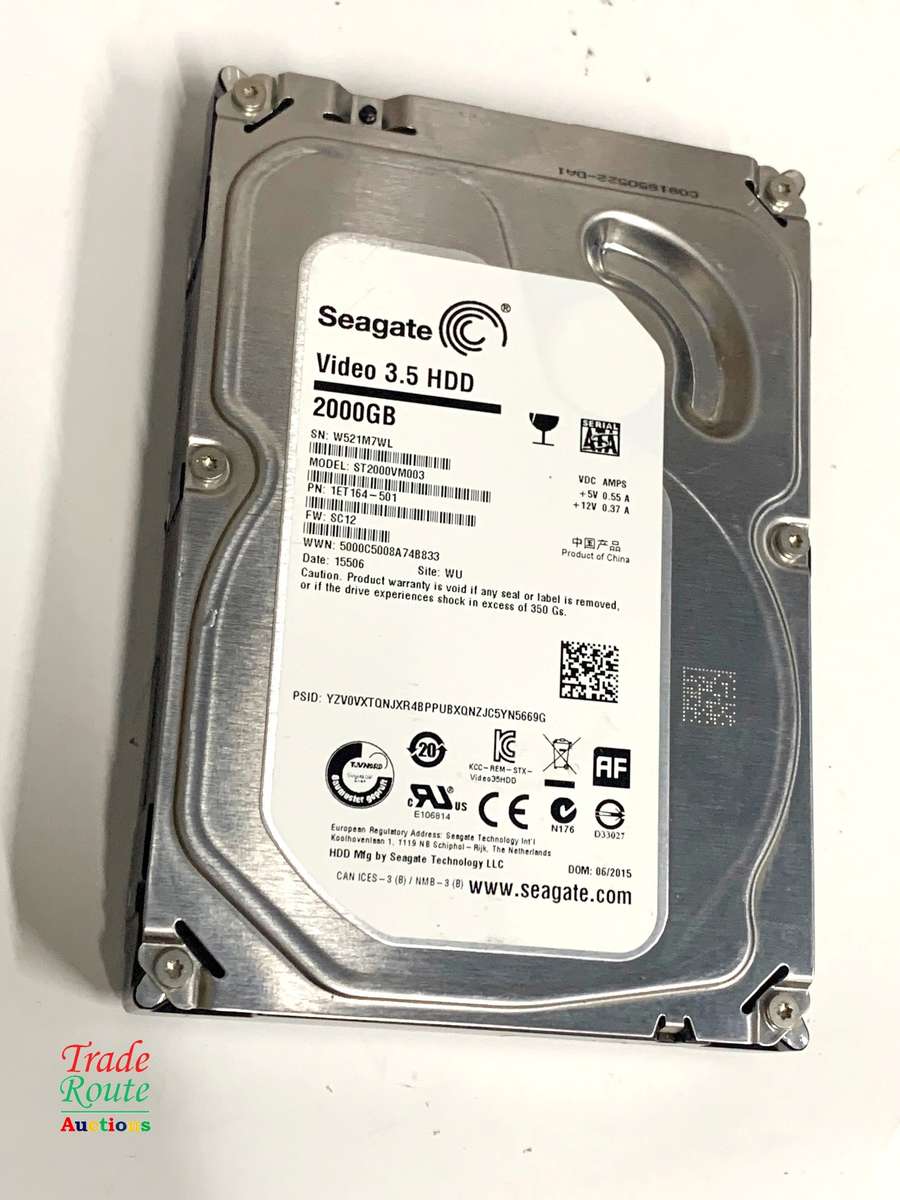 Seagate 2TB HDD - 2000GB Hard Disk Drive [ For Desktop DVR NVR etc ]