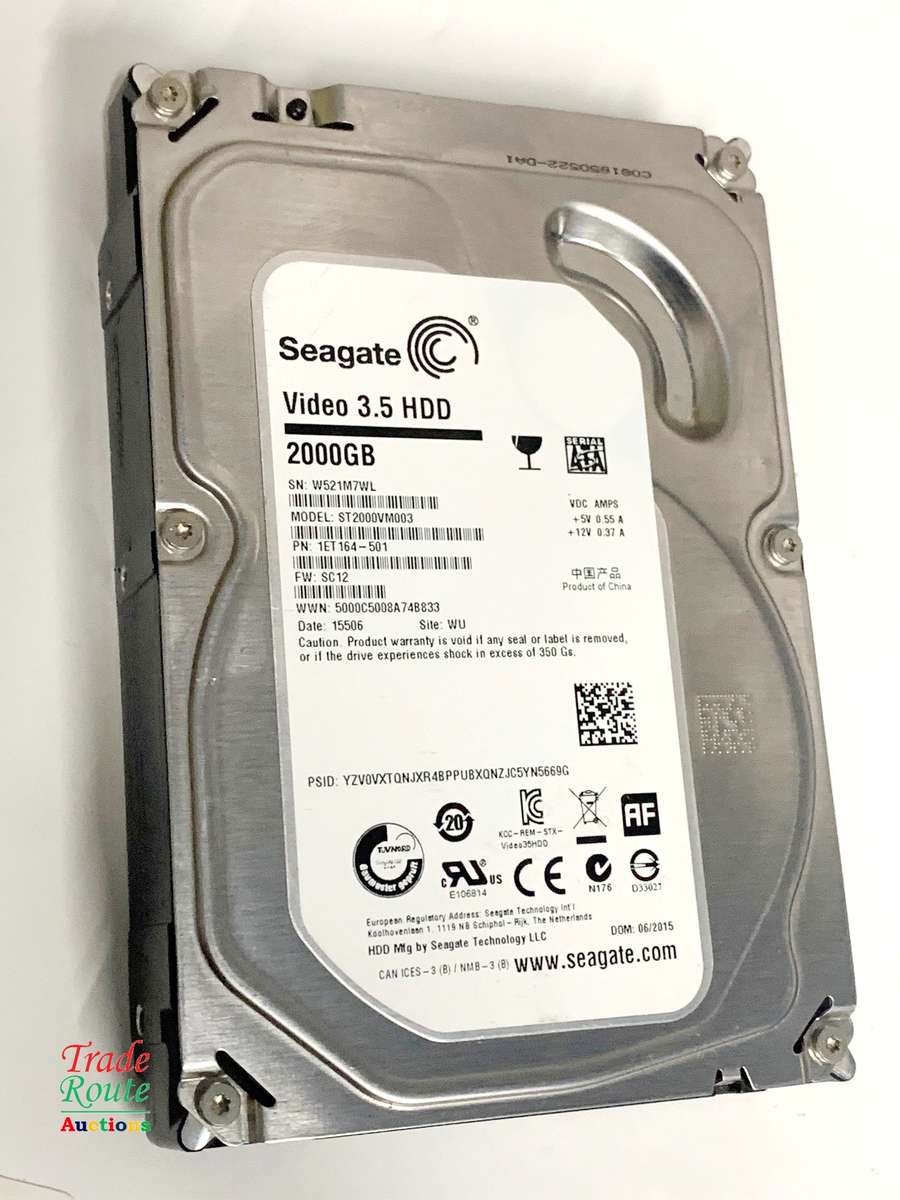Seagate 2TB HDD - 2000GB Hard Disk Drive [ For Desktop DVR NVR etc ]