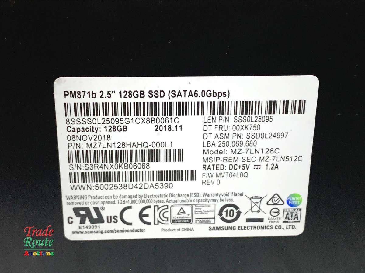 Samsung 128GB SSD 2.5 Inch