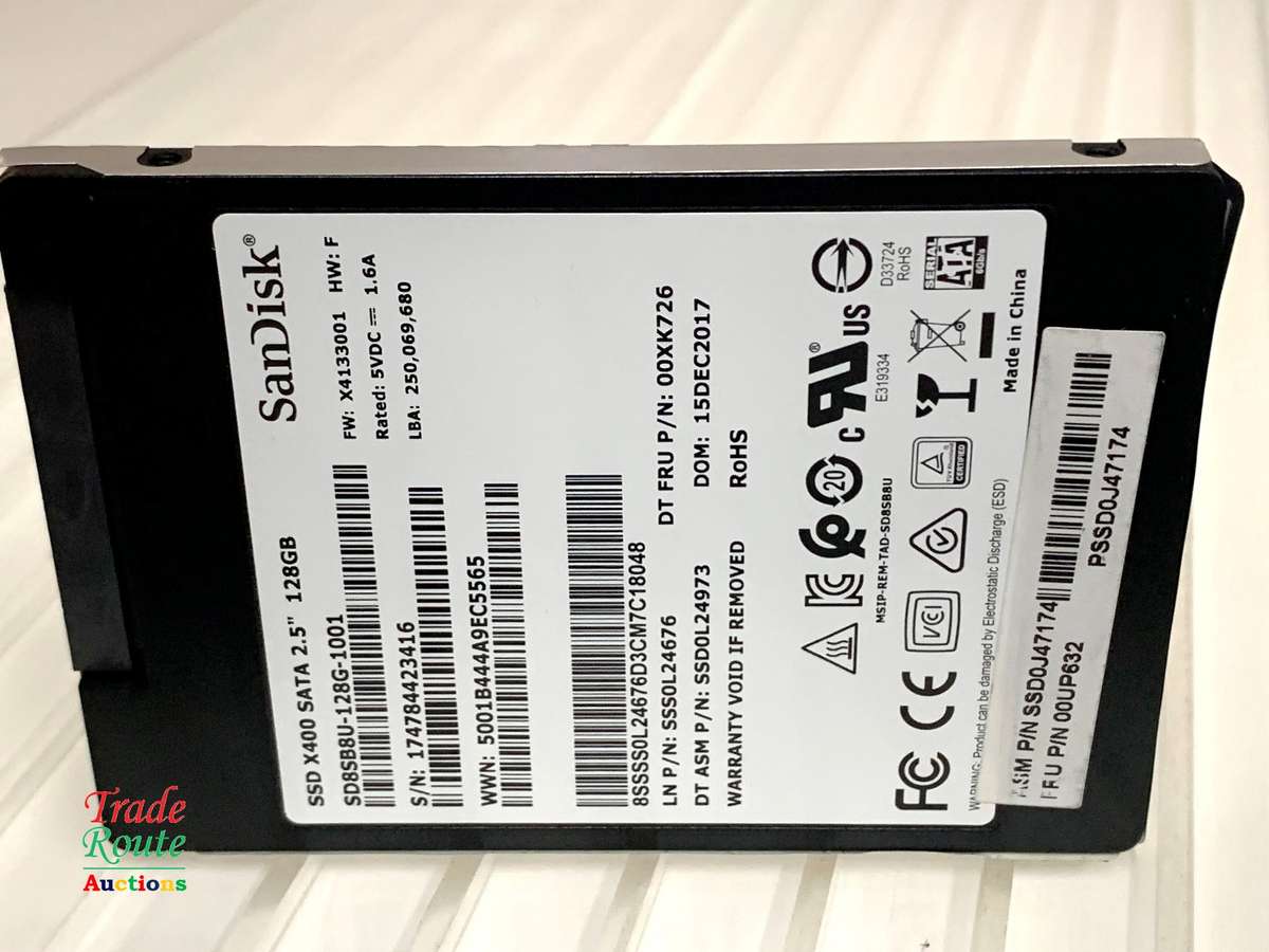 Sandisk 128GB SSD 2.5 Inch X400