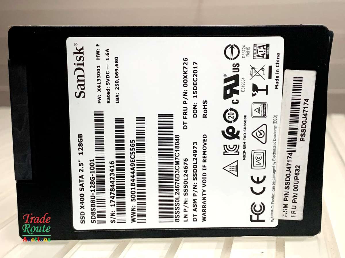 Sandisk 128GB SSD 2.5 Inch X400